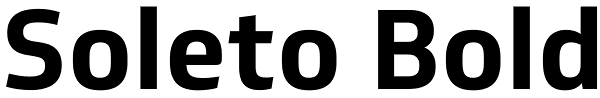 Soleto Bold Font