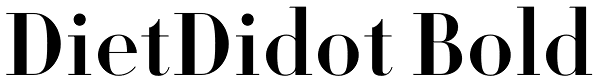 DietDidot Bold Font