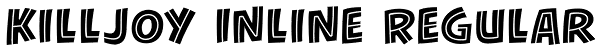 KillJoy Inline Regular Font