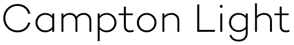 Campton Light Font