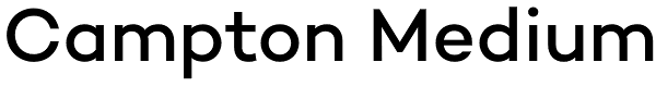 Campton Medium Font