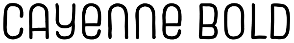 Cayenne Bold Font