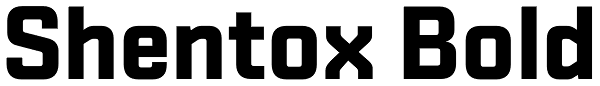 Shentox Bold Font