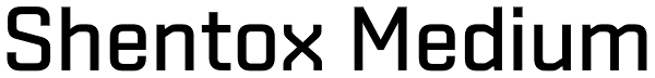 Shentox Medium Font