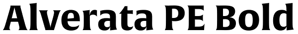 Alverata PE Bold Font