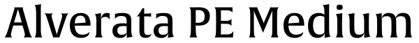 Alverata PE Medium Font