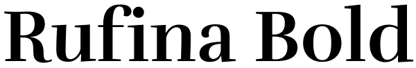 Rufina Bold Font