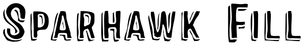 Sparhawk Fill Font