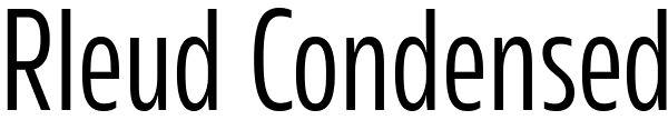 Rleud Condensed Font