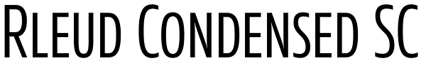 Rleud Condensed SC Font