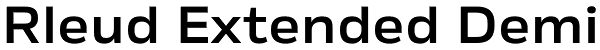 Rleud Extended Demi Font