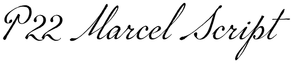 P22 Marcel Script Font