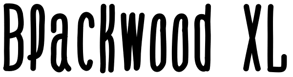 Blackwood XL Font