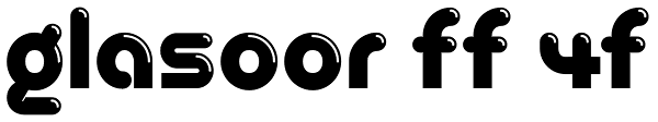 Glasoor FF 4F Font