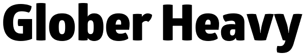 Glober Heavy Font