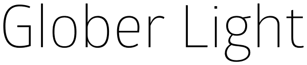 Glober Light Font