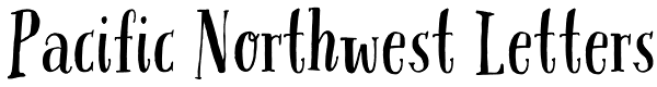 Pacific Northwest Letters Font