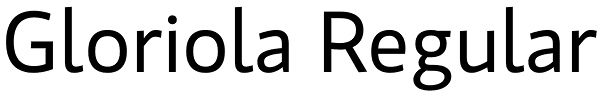 Gloriola Regular Font