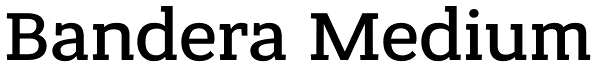 Bandera Medium Font