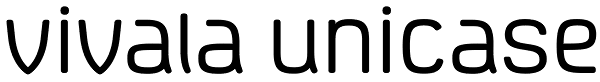 Vivala Unicase Font