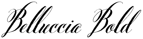 Belluccia Bold Font