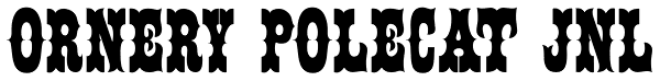 Ornery Polecat JNL Font