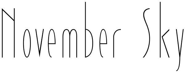 November Sky Font