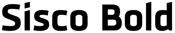 Sisco Bold Font