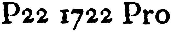 P22 1722 Pro Font