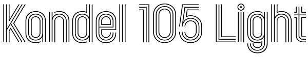 Kandel 105 Light Font