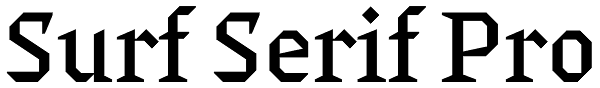 Surf Serif Pro Font