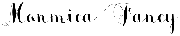 Monmica Fancy Font