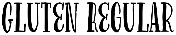 Gluten Regular Font