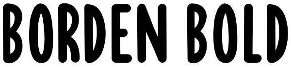 Borden bold Font