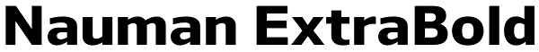 Nauman ExtraBold Font