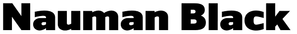 Nauman Black Font