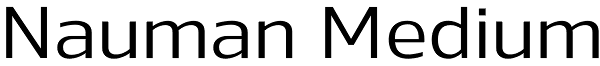 Nauman Medium Font