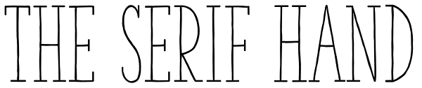 The Serif Hand Font