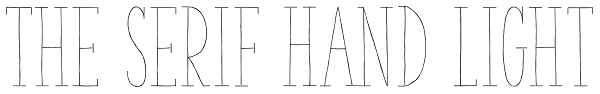 The Serif Hand Light Font