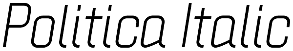 Politica Italic Font