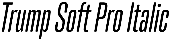 Trump Soft Pro Italic Font