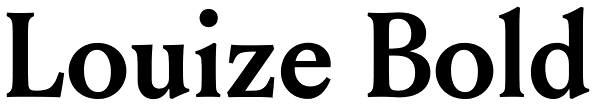 Louize Bold Font