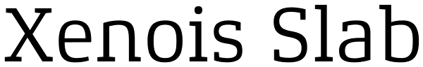 Xenois Slab Font