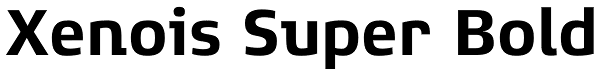 Xenois Super Bold Font