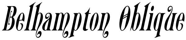 Belhampton Oblique Font