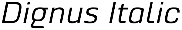 Dignus Italic Font