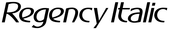 Regency Italic Font