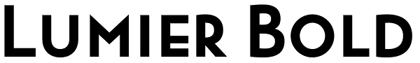 Lumier Bold Font