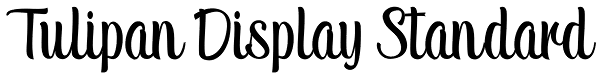 Tulipan Display Standard Font