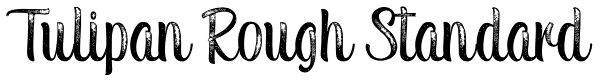 Tulipan Rough Standard Font